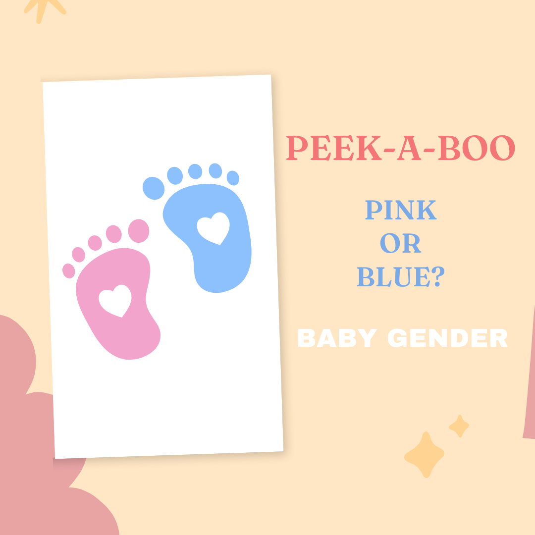 2D Peek-A-Boo Baby Gender